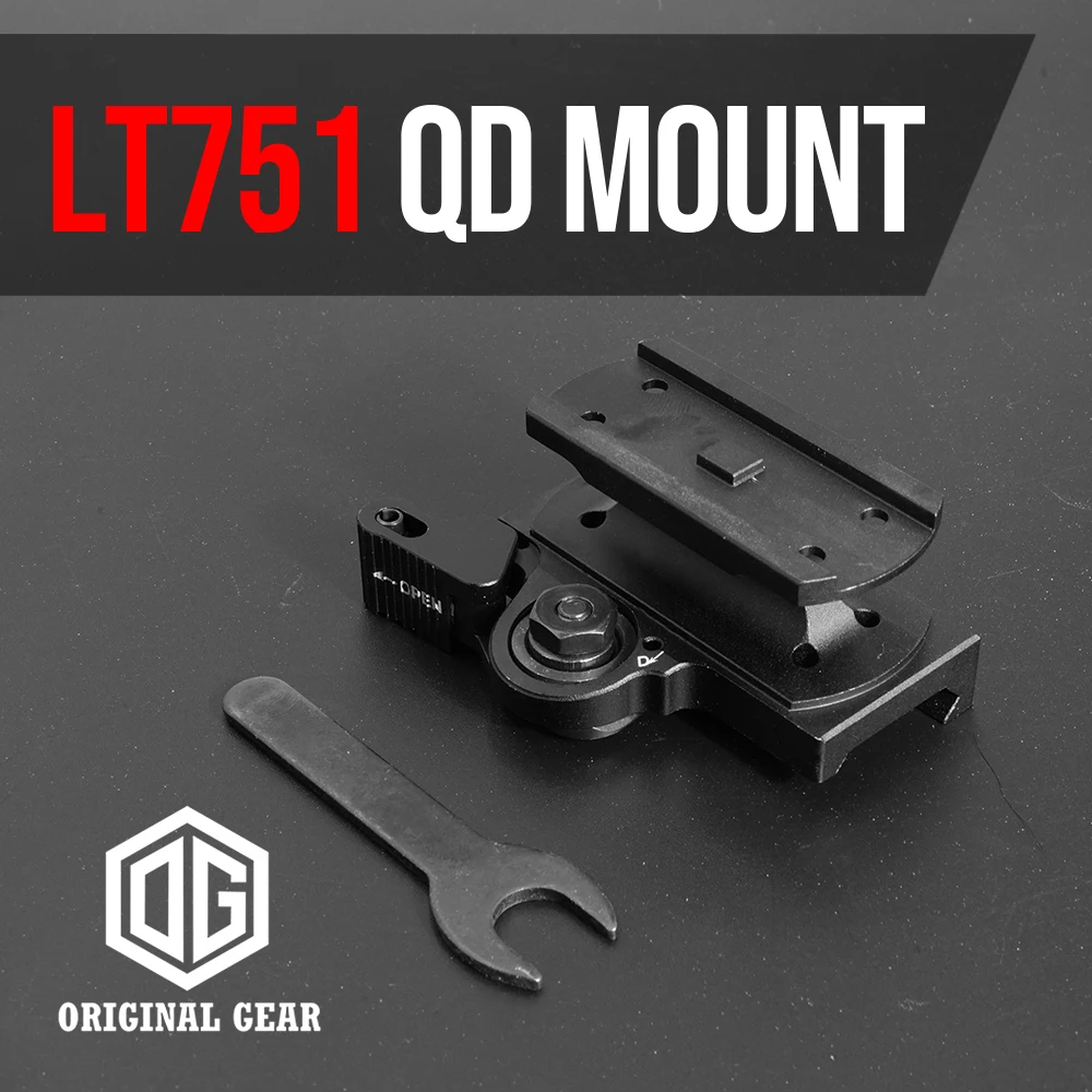 Tactical LT751 QD Mount 1/3 Lower Optical Centerline Height For Dot Sight For AR15 Rifle Scope Mount