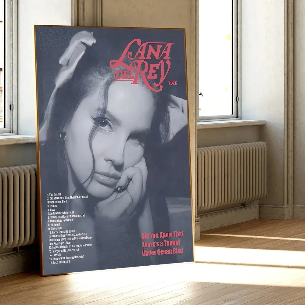 Póster de Lana Del Rey Lust for Life, carteles adhesivos de película, Retro pegatina de papel Kraft, pintura de pared de arte es