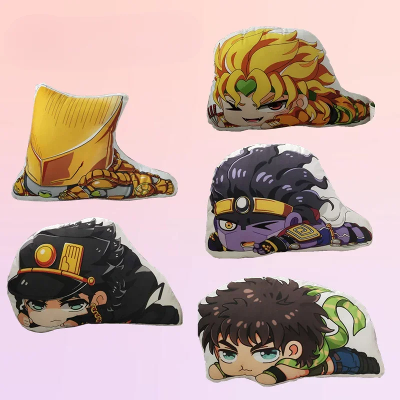 Animation Derivatives Kujo Jotaro Jolyne Weather Report Giorno Giovanna Lying Posture Pillow Plush Toy Festival Gift for Friend