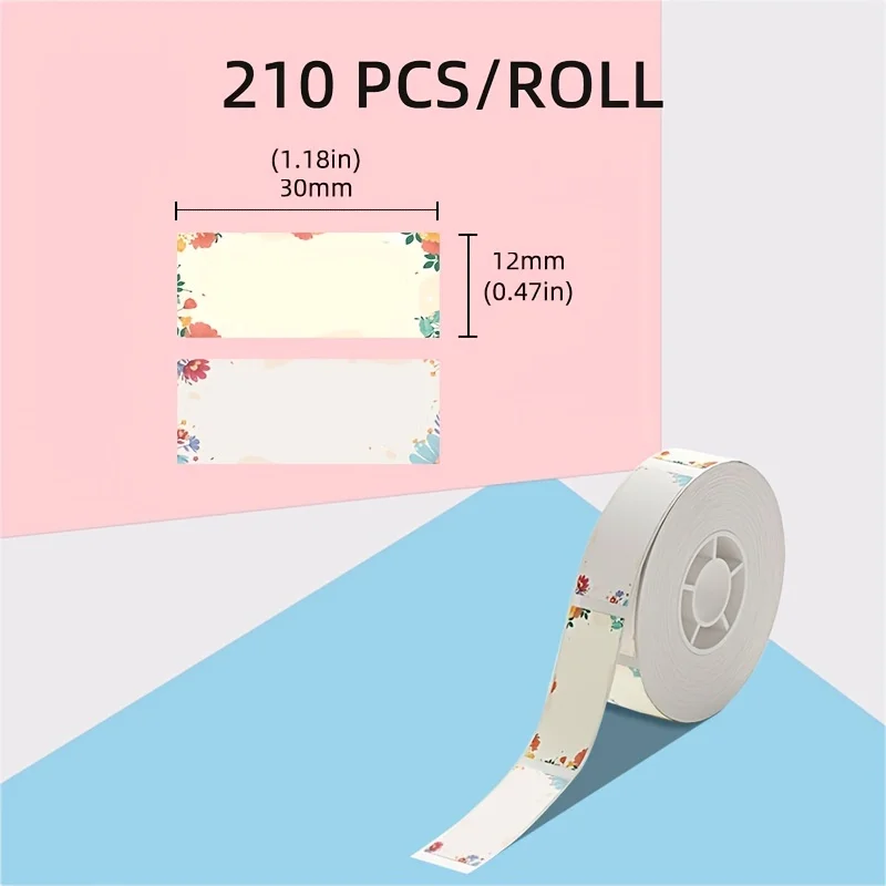 1Pc Niimbot D11/D110/D101 Color Printing Labels: Supermarket-Proof, Oil-Resistant, Tear-Resistant & Scratch-Proof!