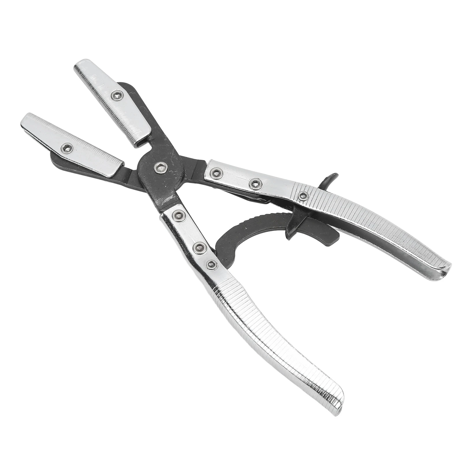 Hose Pinch Off Plier Ratcheting Jaws Swiveling Universal for Automobile Radiator Brake Coolant Pipes