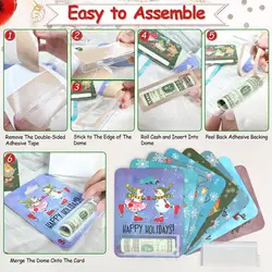 Christmas Money Holder Ornaments For Gifting Cash Checks Variety Of Colors And Designs Of Money Gift Card Christmas Decoration