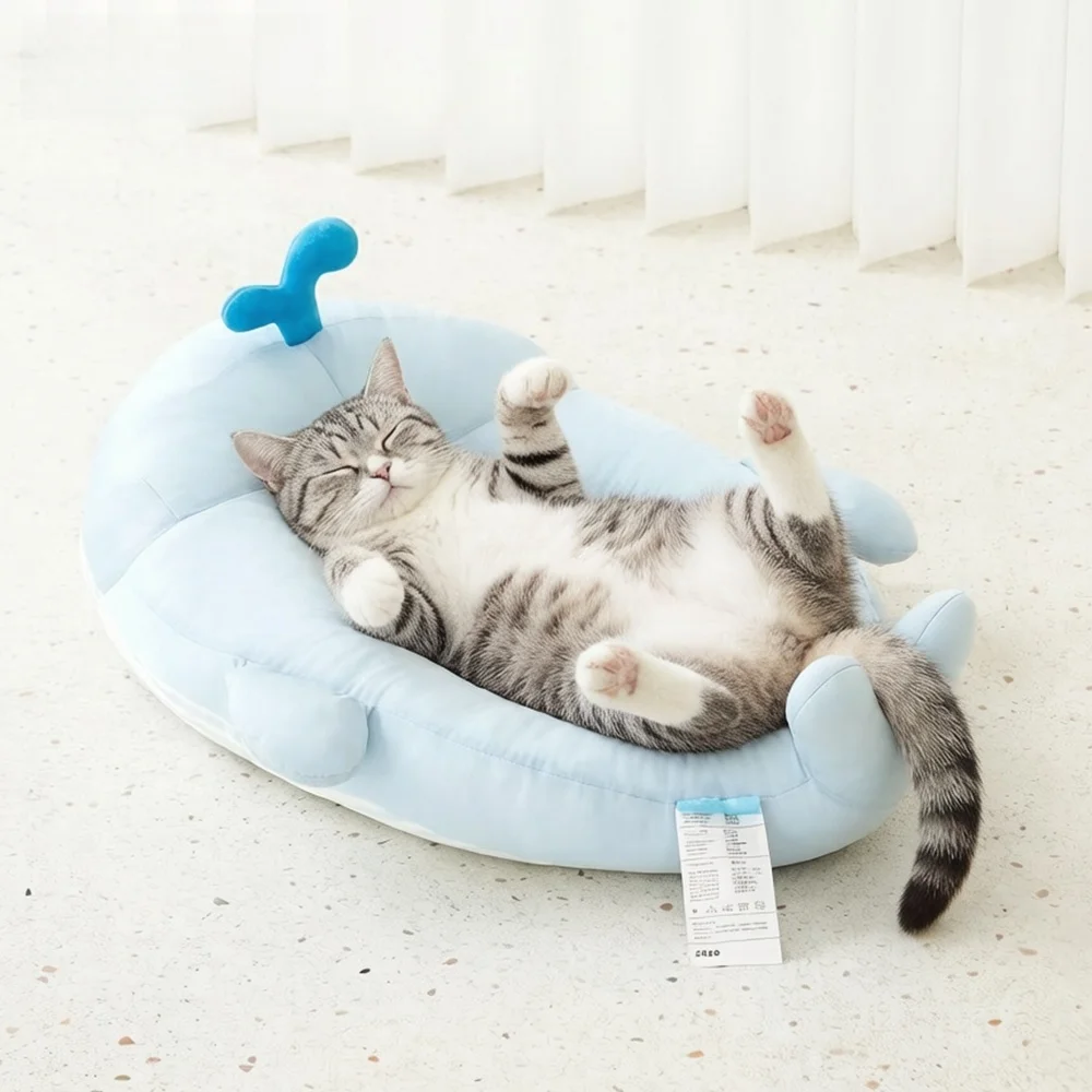 zeze-whale-summer-cool-sensation-comfortable-pet-bed-non-stick-hair-ice-silk-fabric-small-dog-universal-bed-breathable-fo