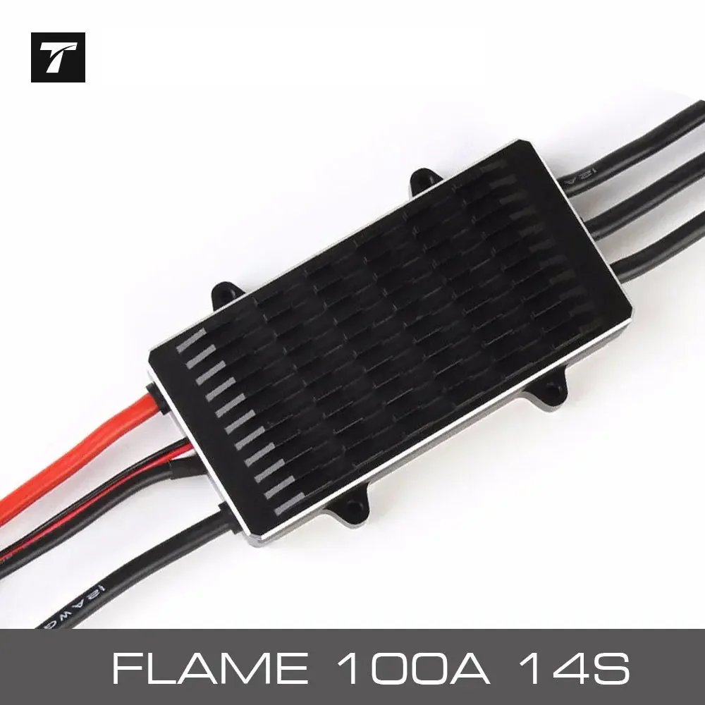 SkyDElFLAME 100A 14S T-MOTOR Flame 100A 6-14S HV Electronic Speeds Controller For VTOL Multicoptor Parts ESC