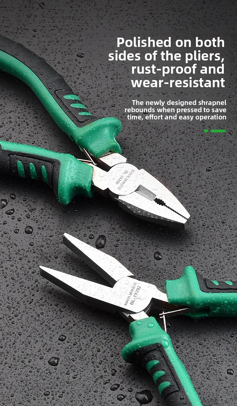 5-Zoll Mini-Multifunktionszange, Elektriker-Spezialzange, Spitzzange, Kleine Handgefertigte Industriequalität-Spannzange – Detail 10