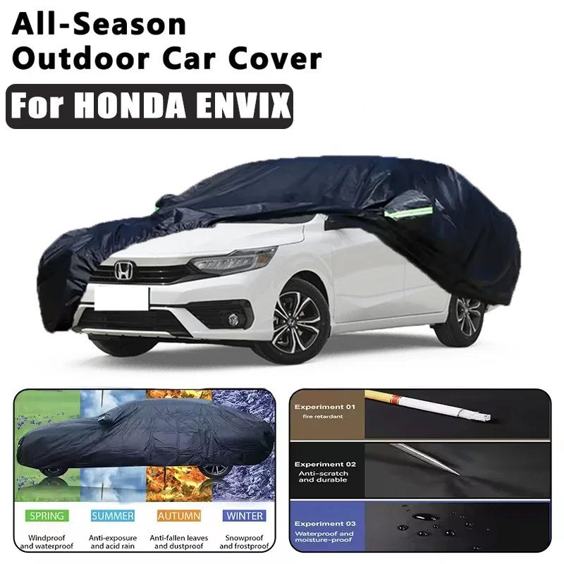 For HONDA ENVIX Car Covers Outdoor Waterproof Dustproof Sun Rain Snow Protection Thick Oxford Cloth Car Accessories