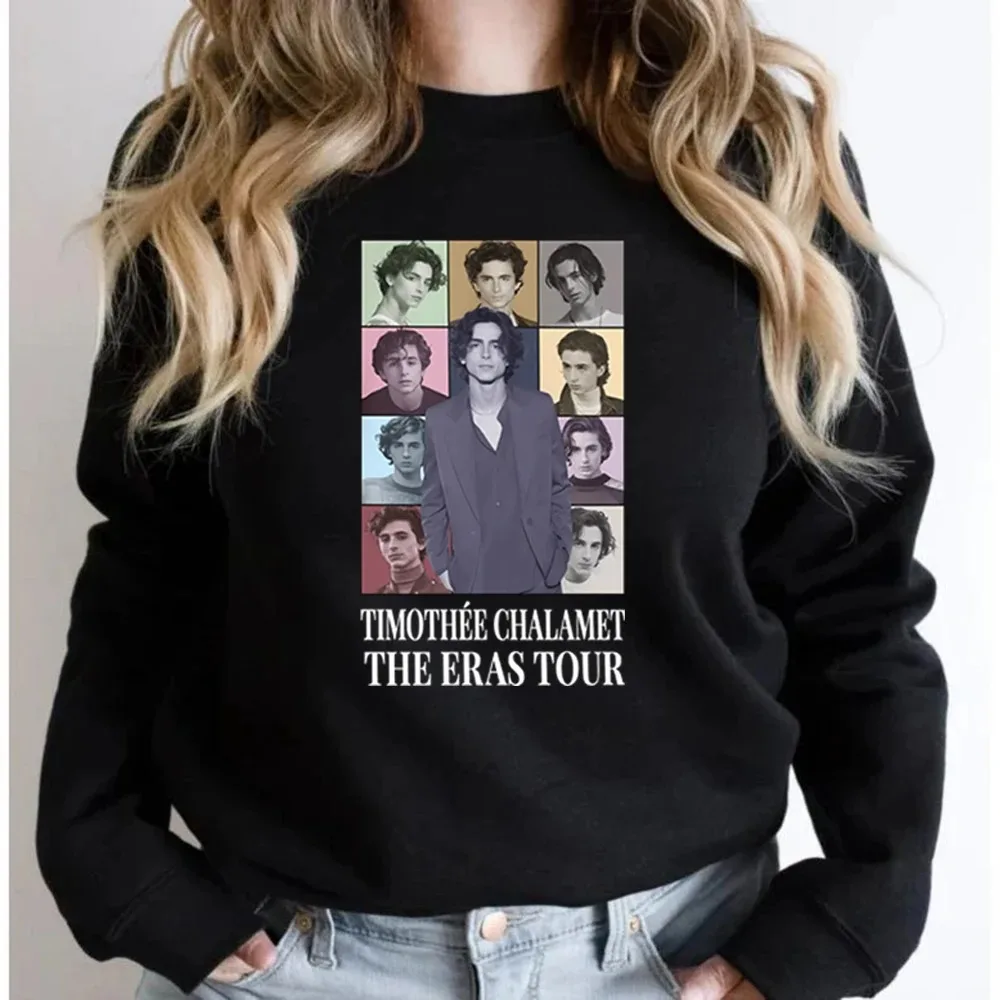 Cotton Hoodies Timothee Chalamet The Eras Tour Print Women Men Clothing Graphic Spring Autumn Sweatshirt Fashion Streetwear Tops