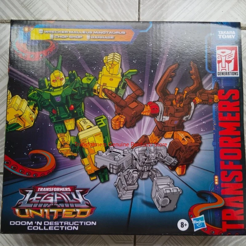 

brand new Original Transformer Barrage&Butcher Desktop scene Battle Car statue Popular Gifts Promotional toys Figure decorations