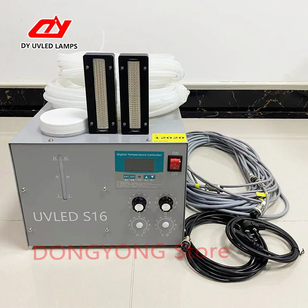 

Water cooling System UV LED Lamp UV Ink Curing light 120*20mm for Epoxy Resin Glue adhesion Dry Light PVC