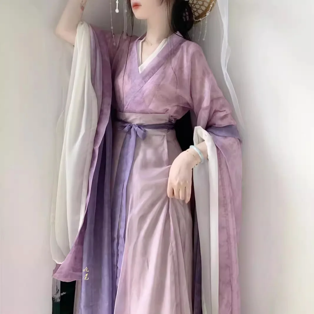 新しい中国風の漢服の女性のコスプレ衣装パーティー衣装 8 破れたドレス漢服古代衣装大人の女性の漢服