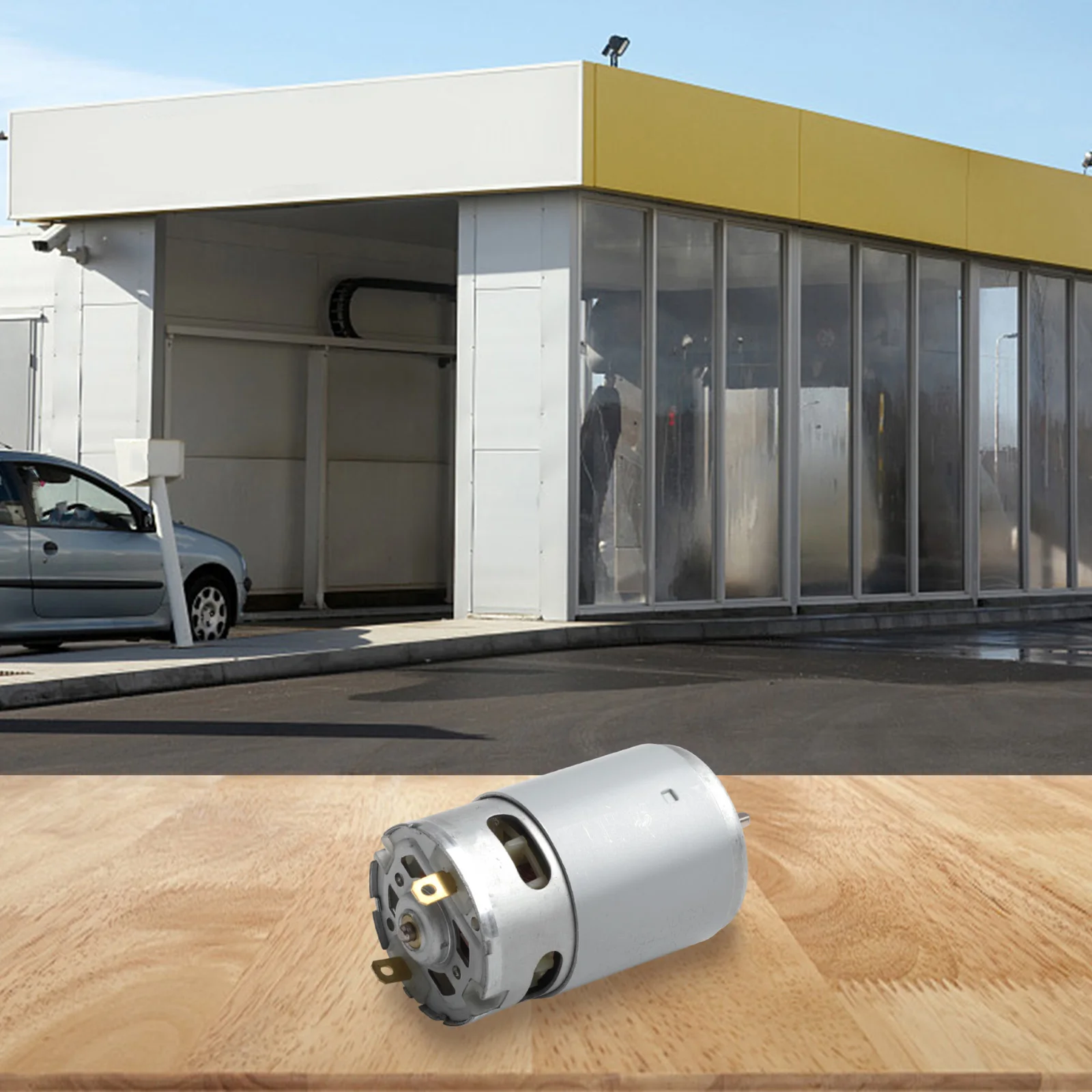 1pc RS550 モーター 20V 電気 D 型シャフトモーター交換部品洗車機アクセサリー