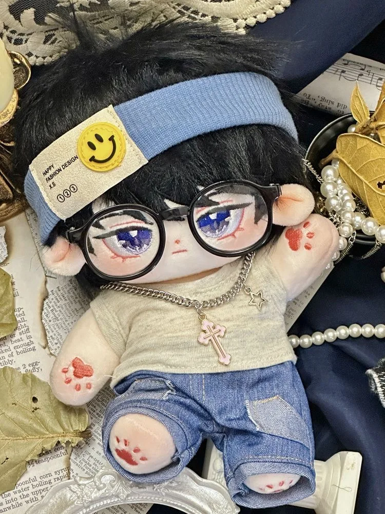 20cm Anime  Mr. Love: Queen’s Choice Victor Cute Soft Plush Doll Stuffed Body Cosplay Dress Up Plushie Toys Dolls Figure Gift