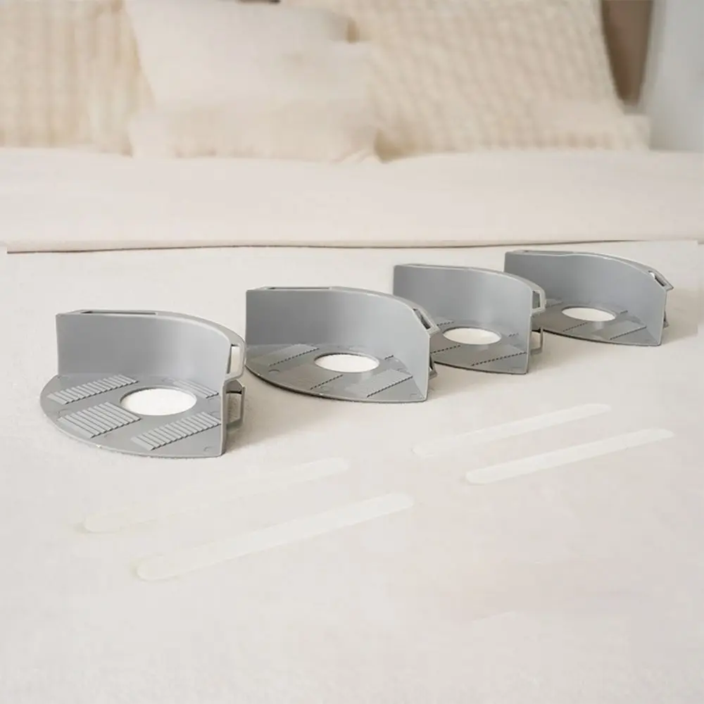 4PCS Adjustable Heavy Duty Bed Sheet Holder DIY Non-slip Anti-Slip Sheet Holders Anti-run Invisible Mattress Buckle