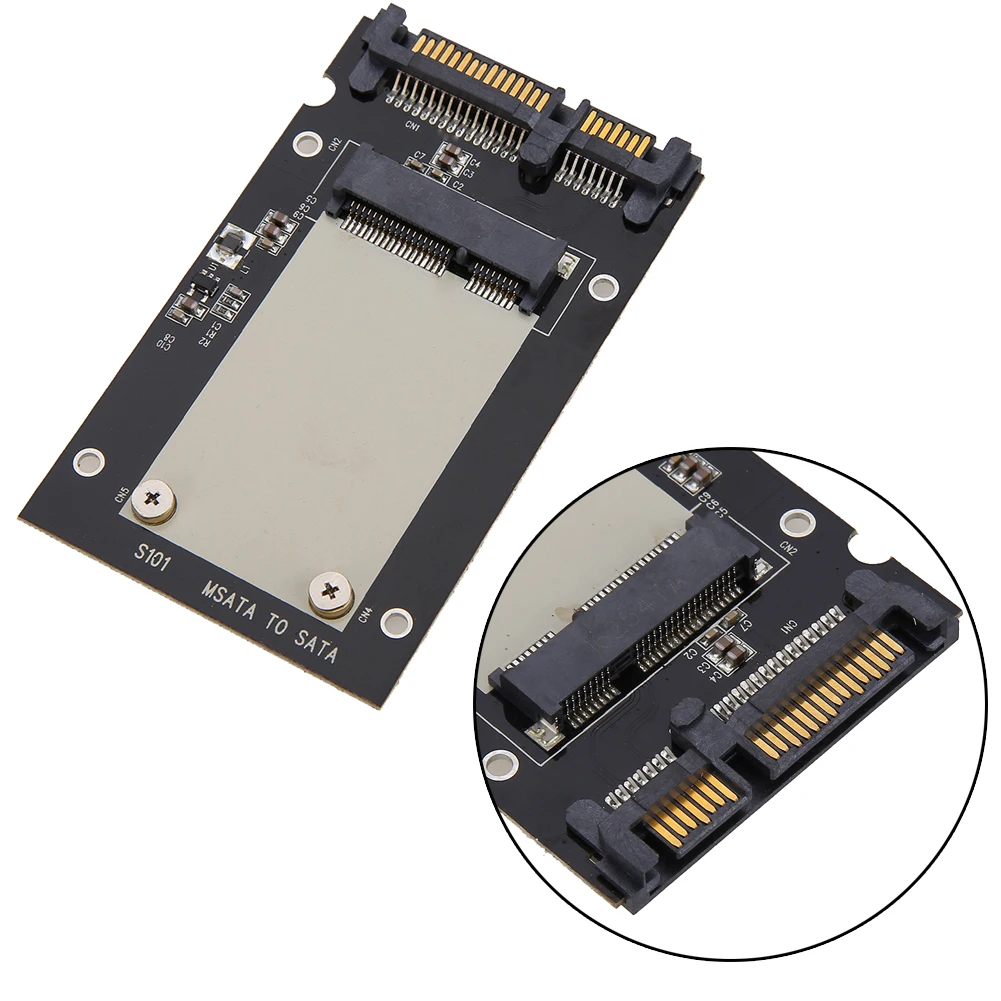 MSATA SSD to 2.5in SATA Convertor Adapter Card Computer Transition Card