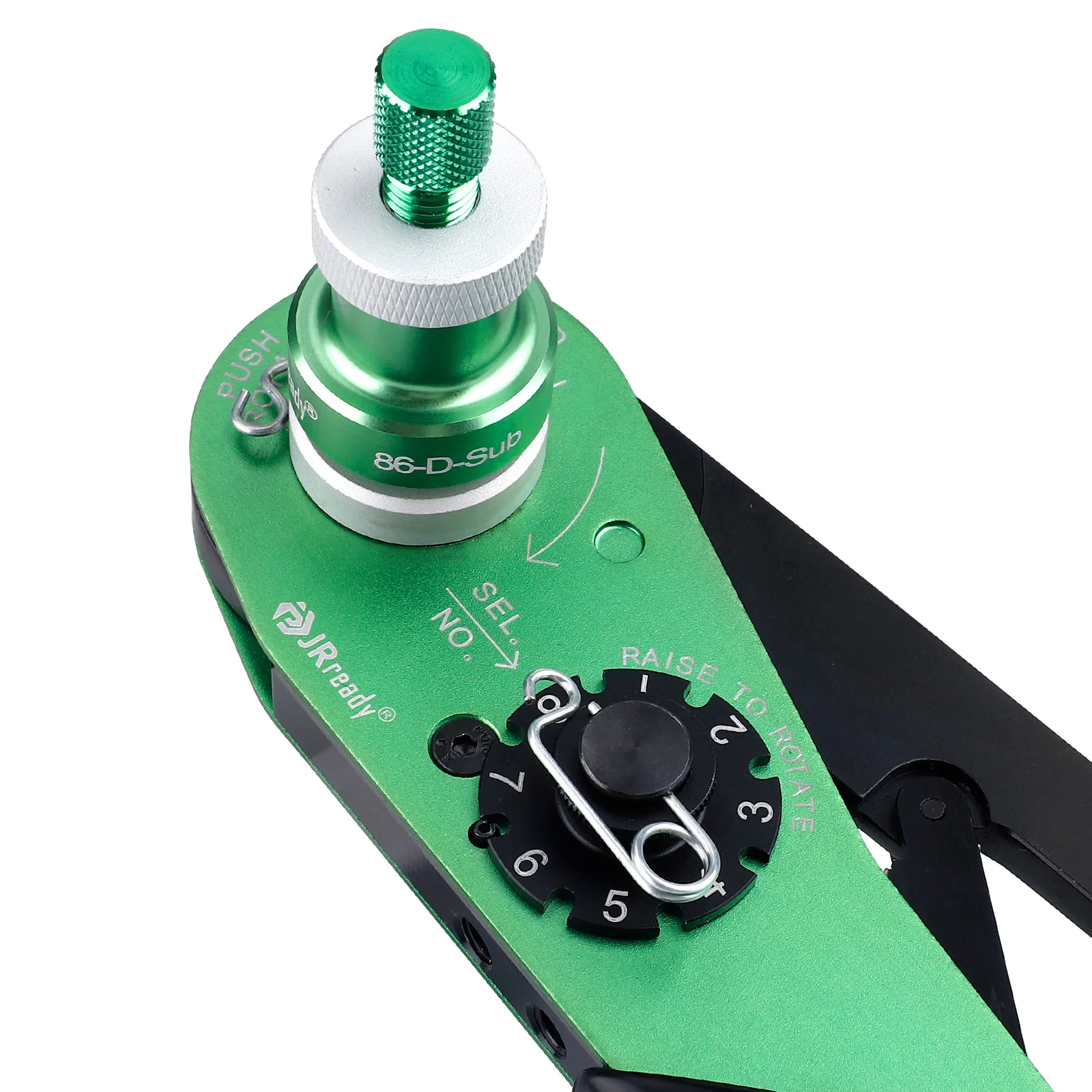 

Набор инструментов JRready ST2193: Обжимной инструмент YJQ-W7A и позиционер 86-D-SUB для разъемов HARTING / TE HAN D-SUB и WAIN HM, серий D-SUB, HR23.