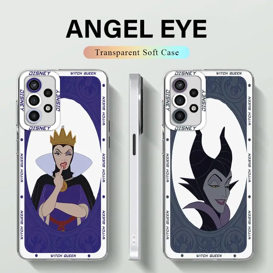 Villain Witch Queen Disney Phone Case for Samsung Galaxy A24 A25 A33 A13 A14 A15 A23 A34 A53 A54 A73 A35 A55 4G 5G Soft Cover