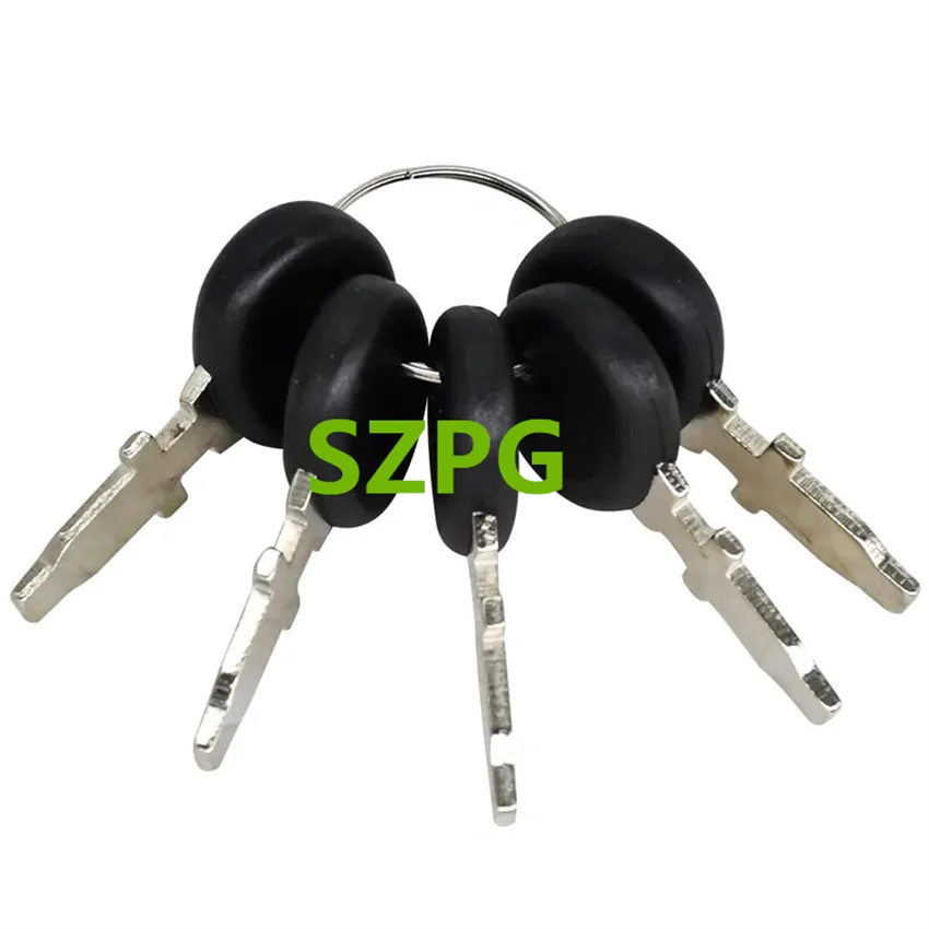 

5pc Key TX10998 Ignition Switch For Long Tractor 260 350 2360 Fiat 1000
