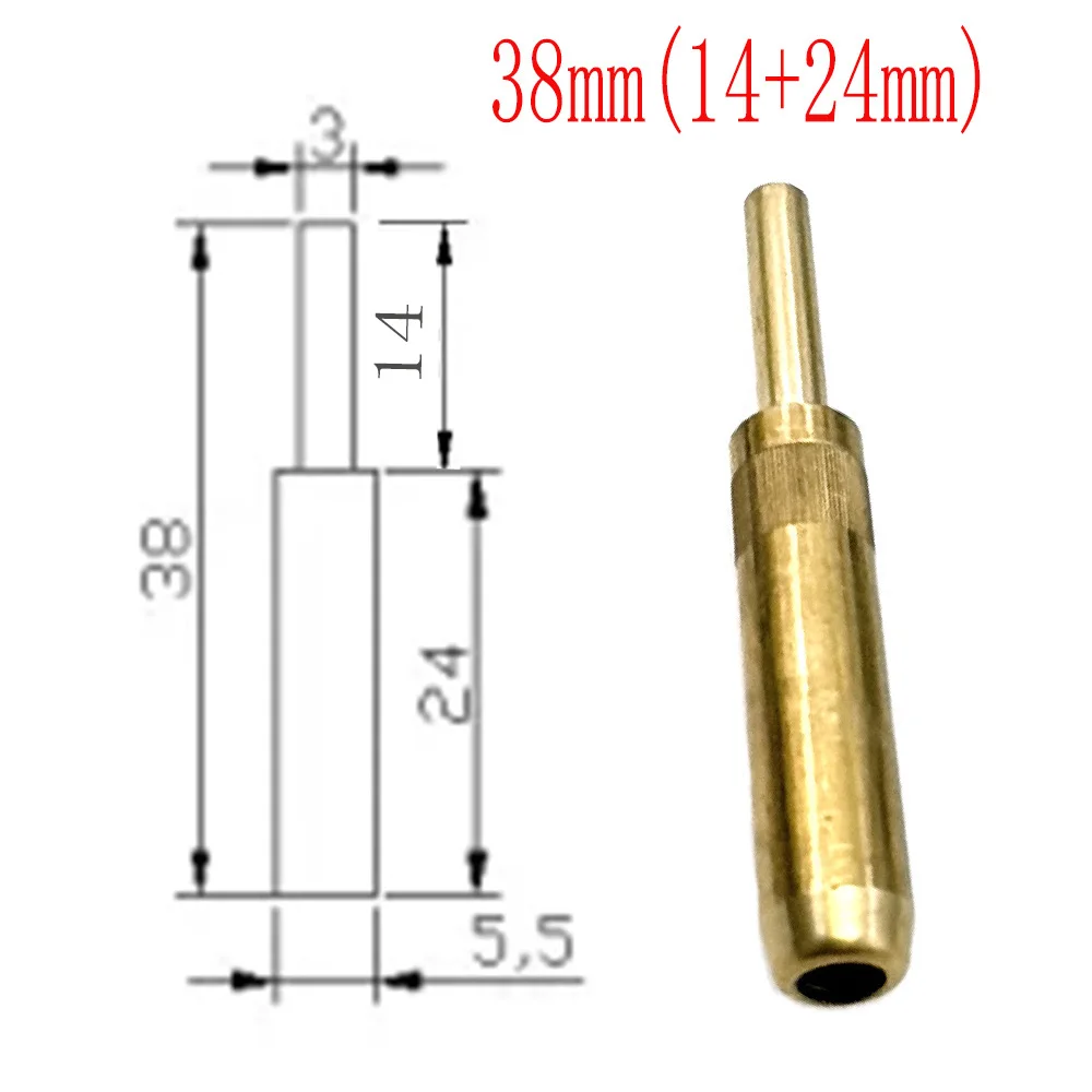 50 Stück 15-50 mm 5,5 mm Durchmesser Teleskop-Federstiftsonden, Positionierungs-Kupferstifte & Kupfernägel für Bakelit-Blisterversiegelungsformen – Detail 12