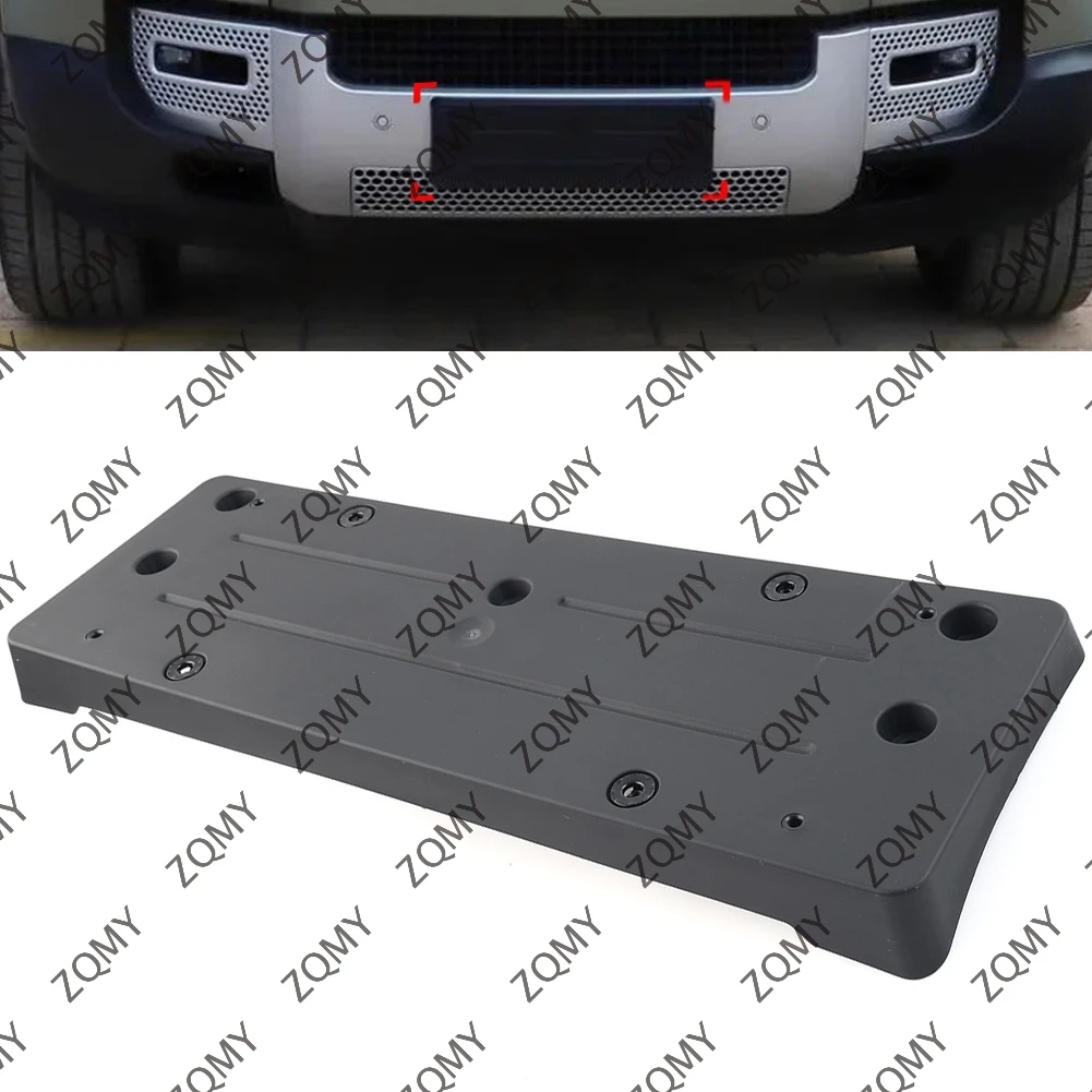 Car Front License Plate Mounting Holder Bracket For Land Rover Defender 90 110 130 2020 2021 2022 2023 LR137055