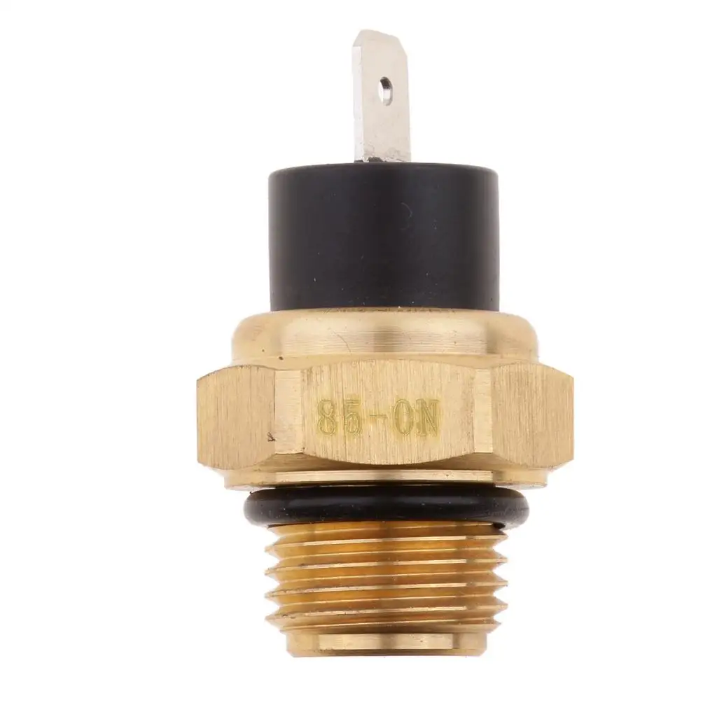 Water Temperature Sensor Brass Cooling Fan Thermostat Heat Sink Performance Switch for Honda VFR VTR VT Motorcycle