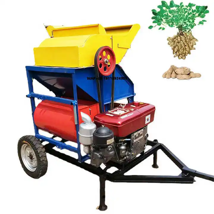 

Automatic Fresh Peanut Picking Machine Earthnut and Groundnut Harvesting Combine Harvester for Farm Use