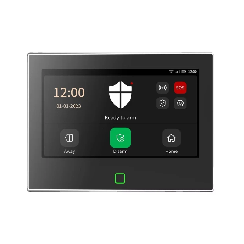 High security 7-inch display smart home, burglar alarm system, suitable for fire doors