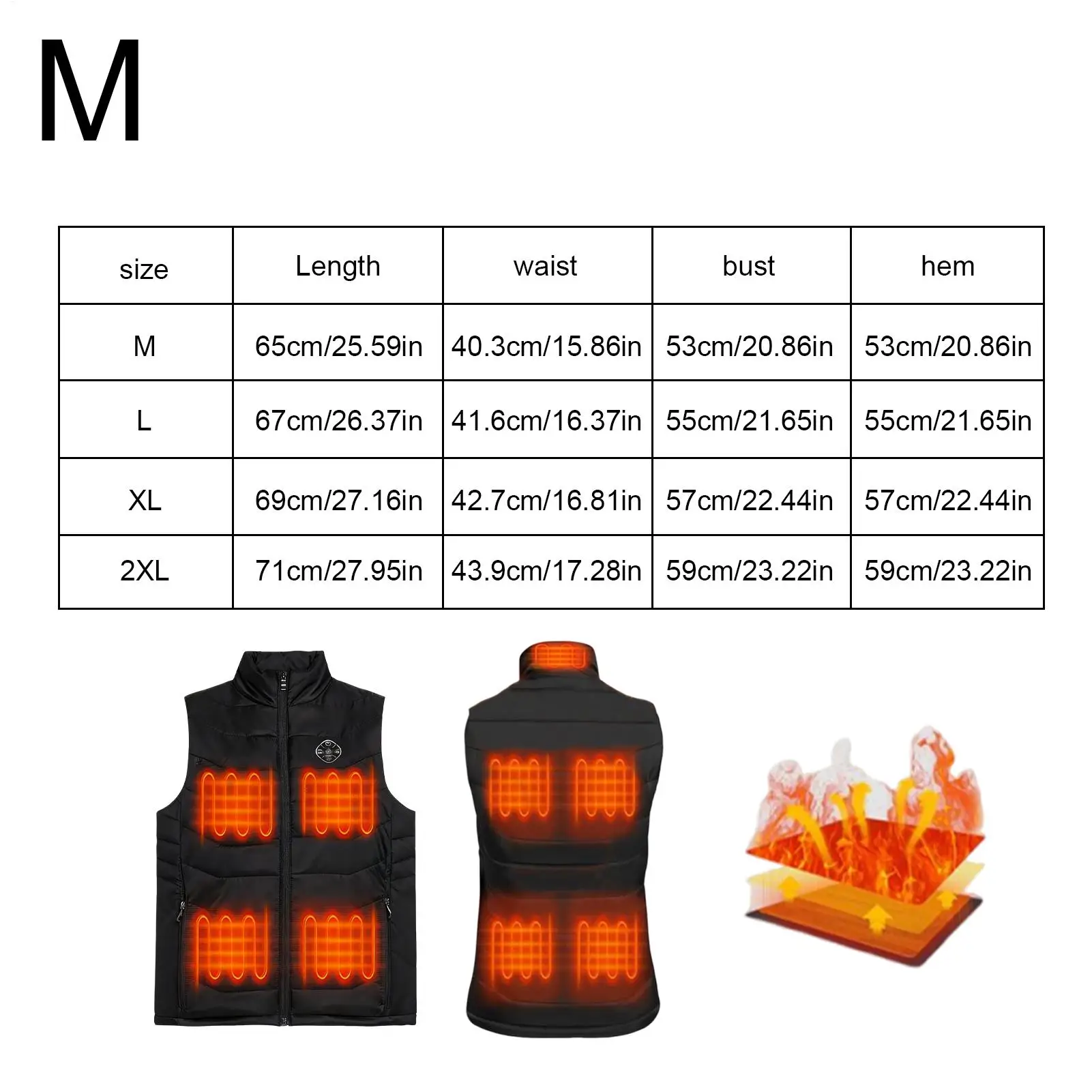 سترة ساخنة الذكية التحكم في درجة الحرارة الحرارية يندبروف تنفس سترة تسخين كهربائي سترة الطقس البارد التزلج الشتاء الصيد جولف #6