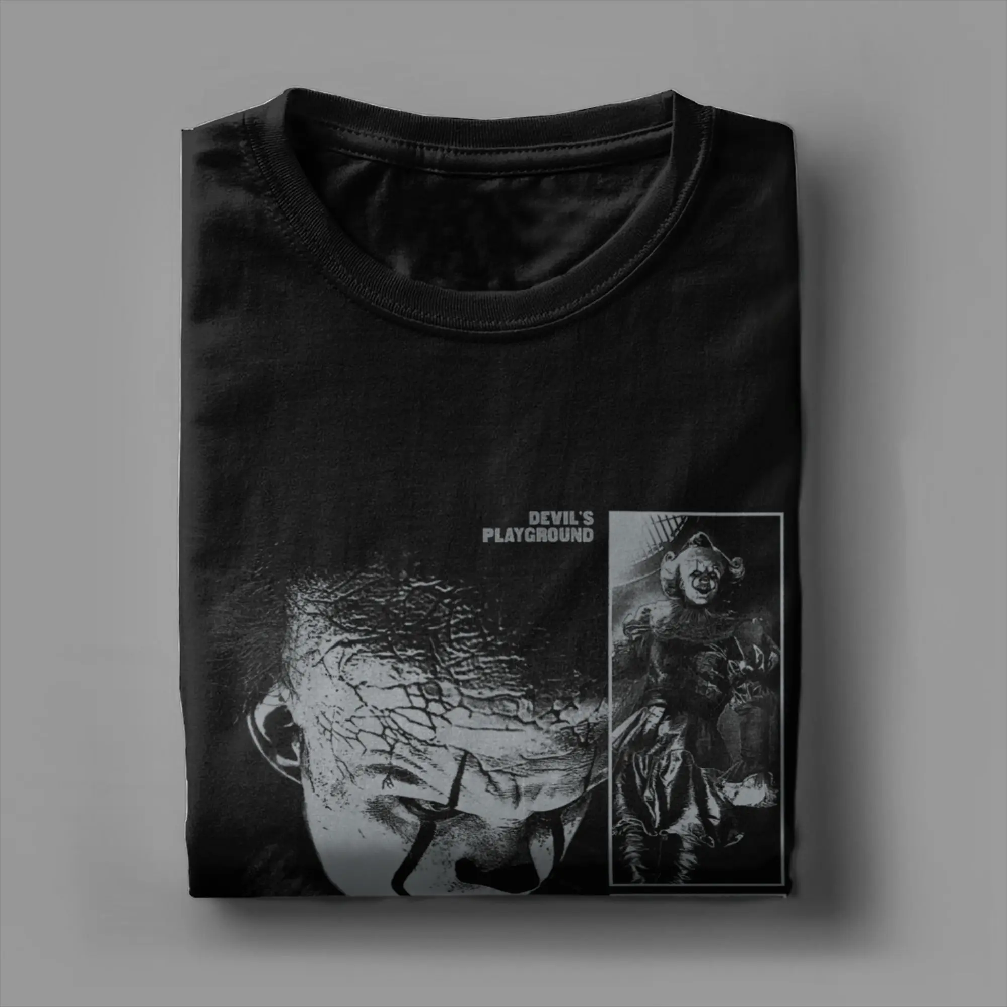 تي شيرت Its Derrys Welcome Always The Eyes تي شيرت رجالي رعب تلفزيوني جديد قطن تي شيرت برقبة دائرية وأكمام قصيرة تي شيرت ملابس فريدة من نوعها