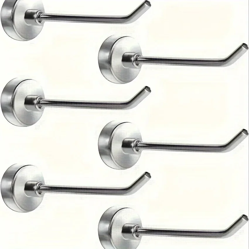 

5pcs Magnetic Hook, Heavy Duty Magnet Hook, Magnetic Cruise Hook Hanging, Large Metal Magnetic Hook, Can Be Used For Grill,