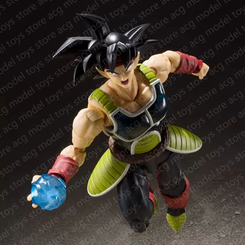 Bandai-Kit de modèle de figurine Dragon Ball Z, figurines d'anime, collection SHF Bardock, jouets modèles d'action, cadeaux pour enfants, authentique