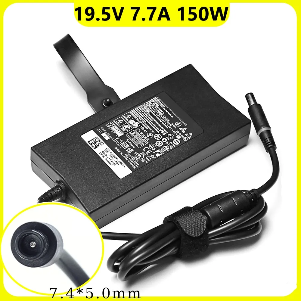 150W Power Supply 19.5V 7.7A 7.4*5.0mm Laptop Adapter for Dell Alienware M11X M14X M15X E5510 E6420 ADP-150DB Notbook AC Charger