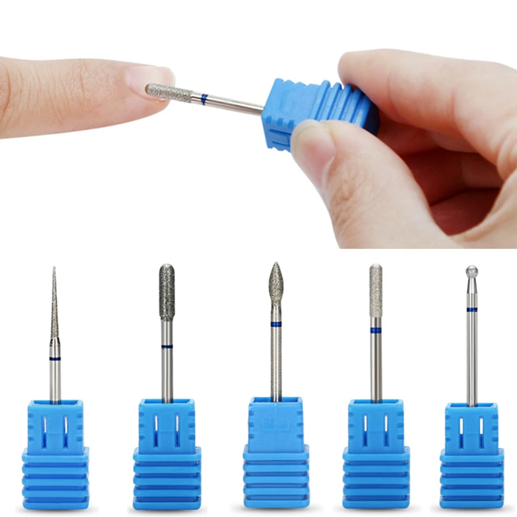 Professional Nail Art Bit Set Tungsten Carbide Nail Electric Manicure Tool for Nail Salon and DIY Home Use
