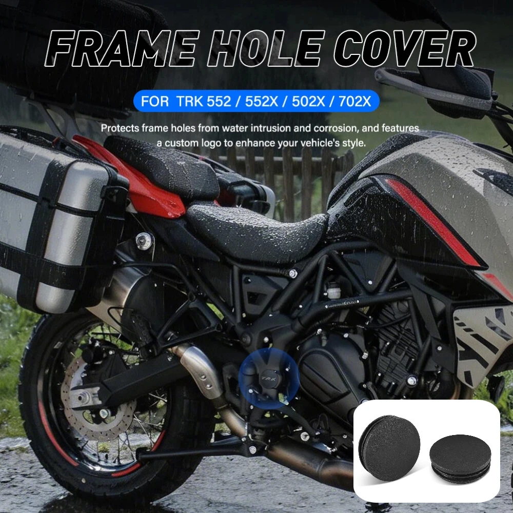 Motorcycle Frame Hole Cover For Benelli TRK552 TRK 552X 502X 702X TRK502X 702X Accessories Frame End Caps Plug Decorative Set