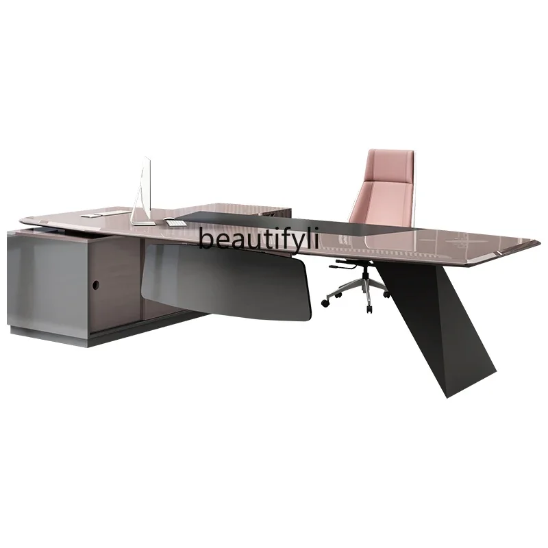 

Painted boss table manager table supervisor table modern simple office desk