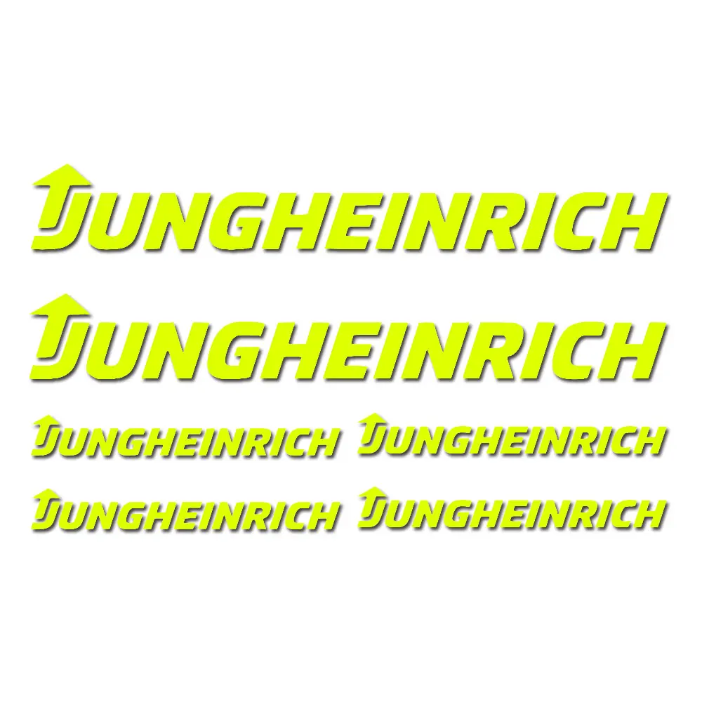 6 pieces For Jungheinrich sticker forklift drawer forklift truck Decal 40cm