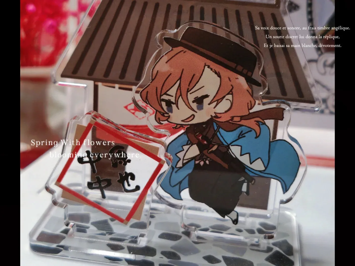 Nakahara Chuuya Toy Figures Acrylic Stand Anime Action Figure Ornament Model Accessories Friend Gift Desktop Ornaments
