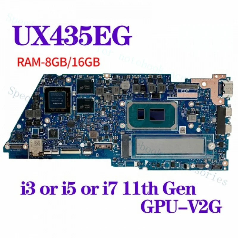 

A++ДЛЯ ASUS UX435E UX435EA BX435E UX435EAL RX435E UX435EG UX435EGL Материнская плата для ноутбука