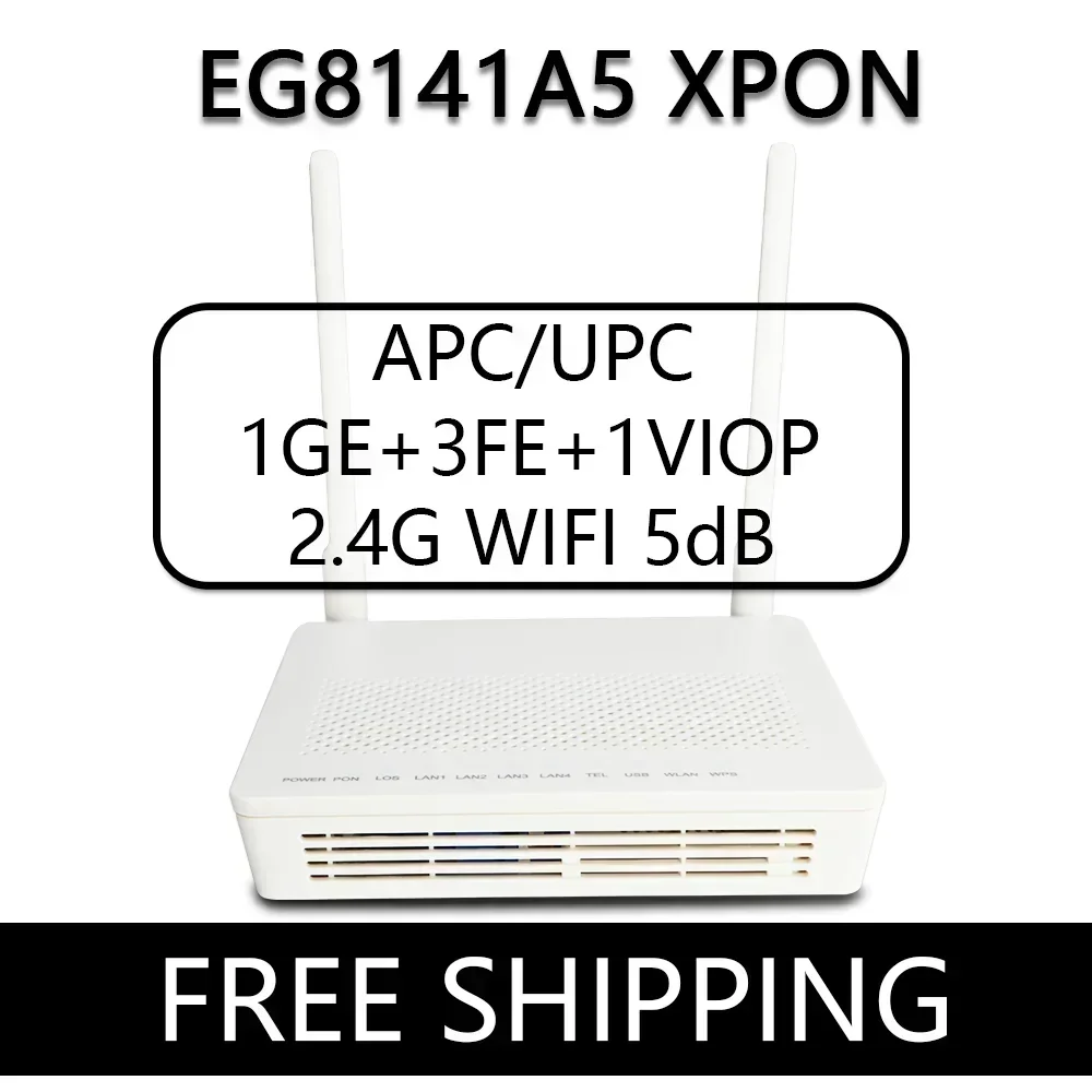 OPTFOCUS EG8141A5 XPON ONU NOVO Original APC UPC ONT 1GE 3FE VIOP 5G WIFI FTTH Modem Router Huawe EPON GPON ONT