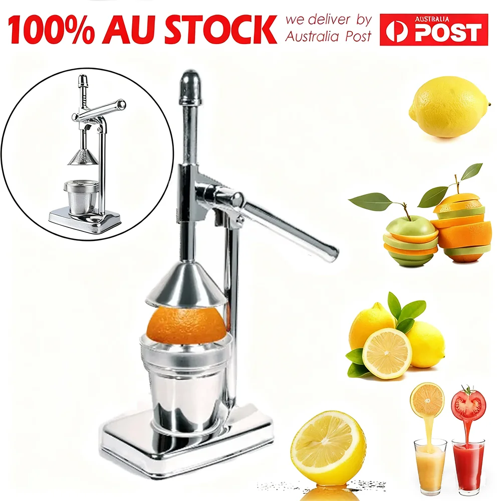 Exprimidor Manual de acero inoxidable, máquina de jugo de naranja, frutas y verduras, exprimidor para el hogar, Extractor de cítricos, herramientas de cocina