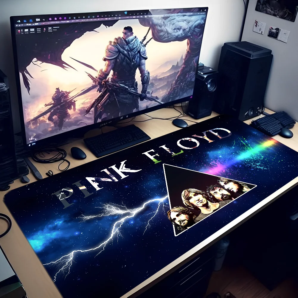 F-Floyd The Wall P-Pink Mousepad In Stocked Laptop Gaming Mice Mousepad Size for large Edge Locking Game Keyboard Pad