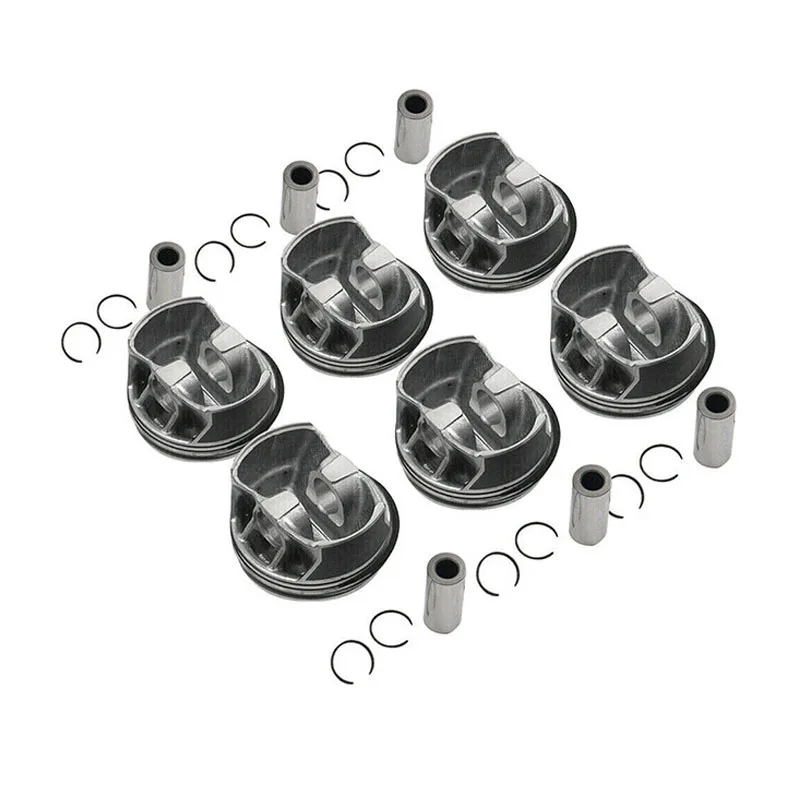 6Pcs Engine Pistons Rings FIt For Mercedes-Benz W205 W212 X166 E400 M276 3.0T