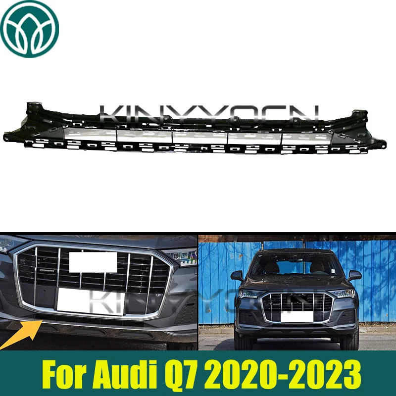 

Car Front Bumper Lower Grille For Audi Q7 2020 2021 2022 2023 Front Lower Bumper Intake Grille