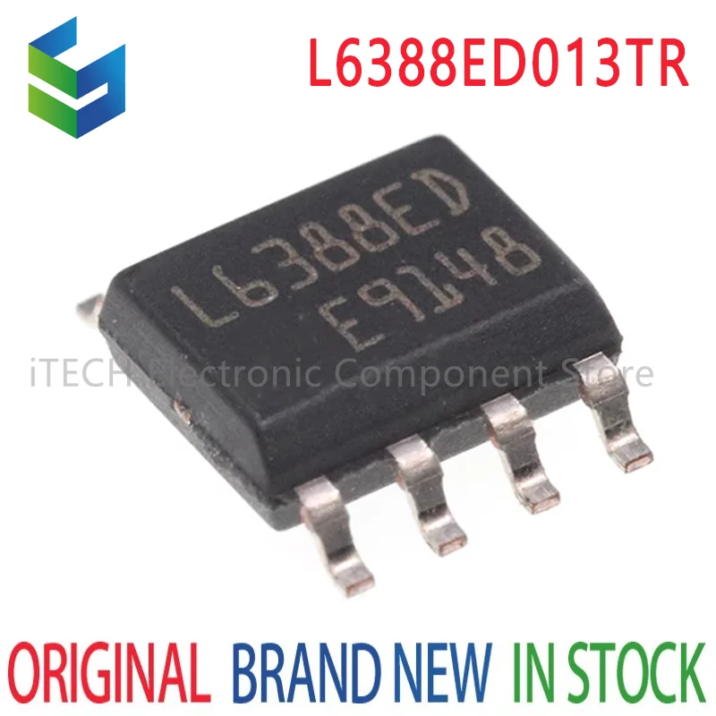 5Pcs 100% New L6388ED013TR SOIC-8 High Side And Low Side MOC Driver L6388ED IC Chip In Stock