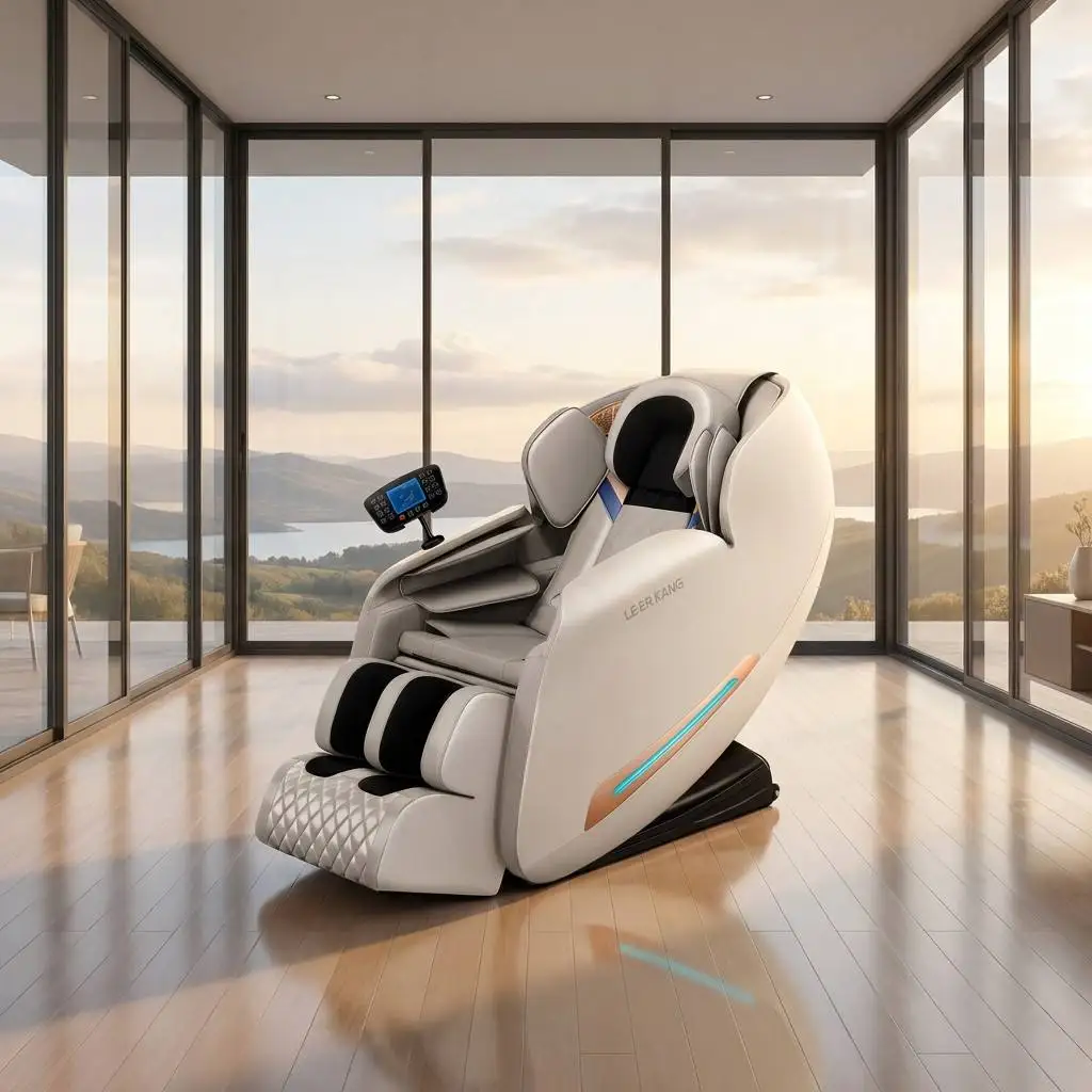 

LEERCON 2026 Thai Massage 4D Fully Automatic Full Body Massager Zero Gravity Folding Recliner 3d Ergonomic Massage Chair