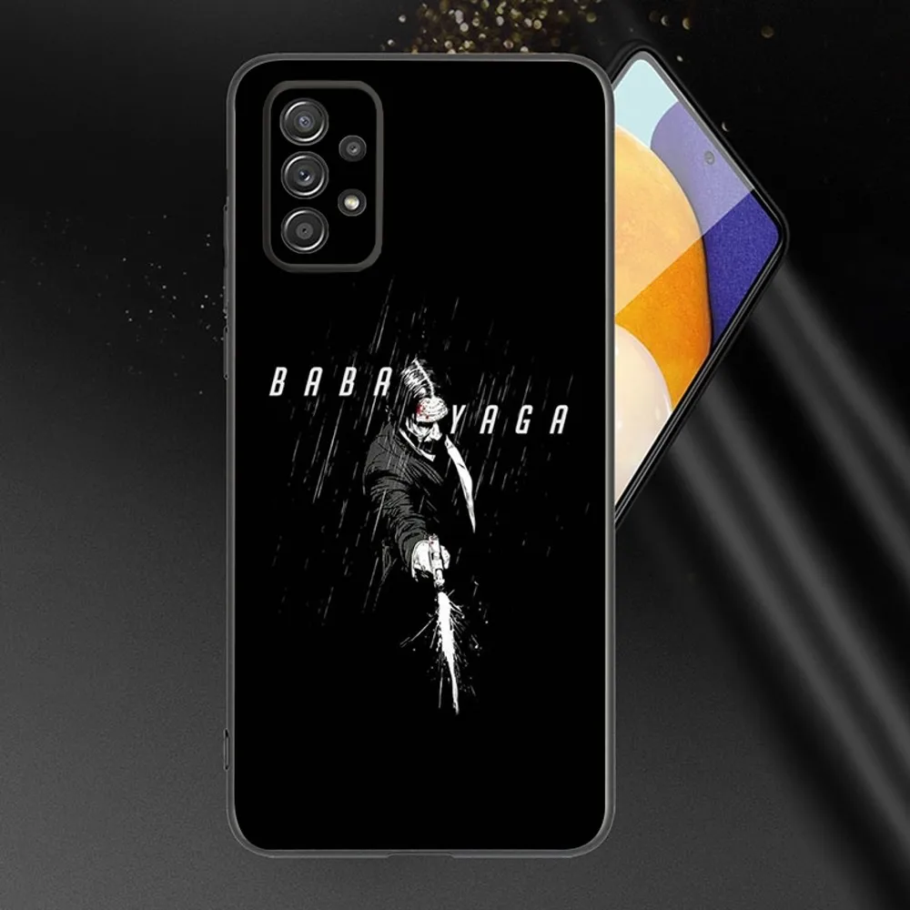 Movie J-John Wick Bab Phone Case For Samsung Galaxy A13,A21s,A22,A31,A32,A52,A53,A71,A80,A91 Soft Black Phone Cover