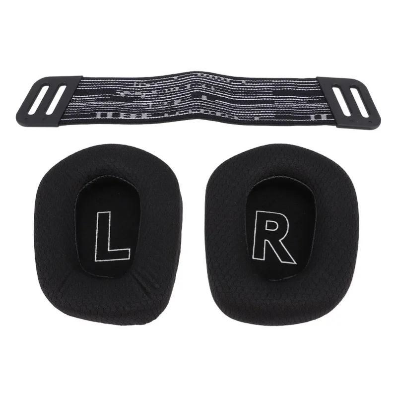 Амбушюры для гарнитуры, дышащая сетка, амбушюры из пены с эффектом памяти высокой плотности и ремнями для оголовья для G733 Wireless G335 Wired Gaming