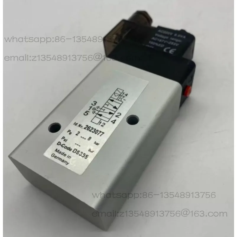 Solenoid valve 2623077 two-position five-way reversing valve plate veneer installation 2623079