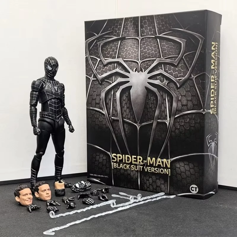 CT スパイダーマン 3 トビーマグワイアアクションフィギュア CT バージョンスパイダーマン 14 センチメートルアニメ置物 Pvc 像モデルコレクション人形デコラギフト