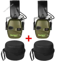 1/2PCS Outdoor Tactical Shooting Electronic Earmuffs Shooting Headphones Noise Reduction Hearing Protection Ear Protection