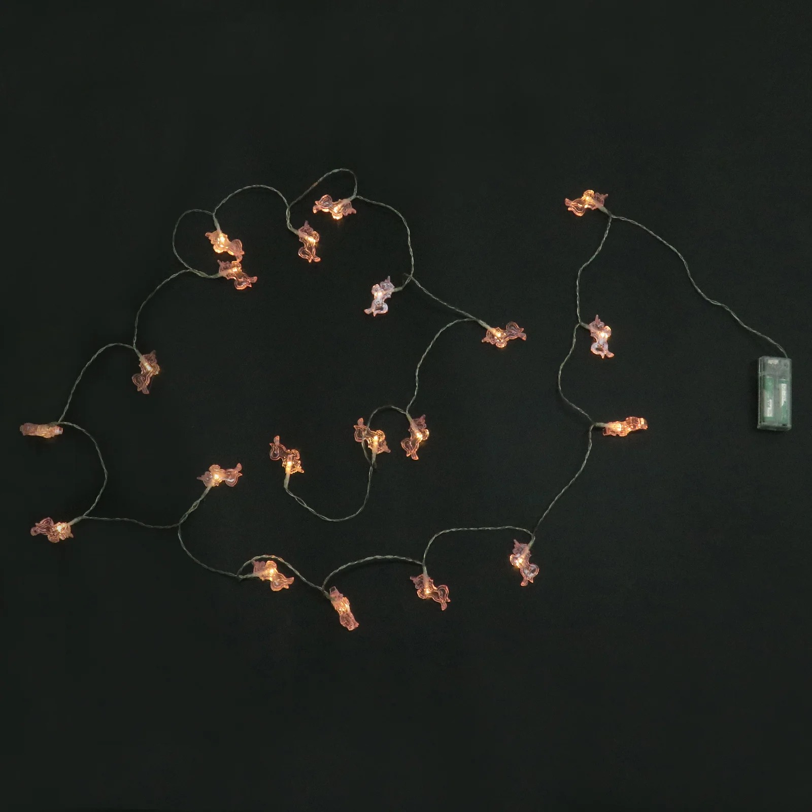 20 المصابيح يونيكورن سلسلة أضواء الوردي الجنية Led مصباح لغرفة النوم حديقة الطرف الديكور الدافئة الأبيض في الهواء الطلق داخلي استخدام البلاستيك آمنة #5